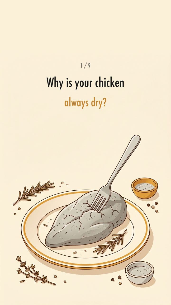 Why your chicken turns out dry