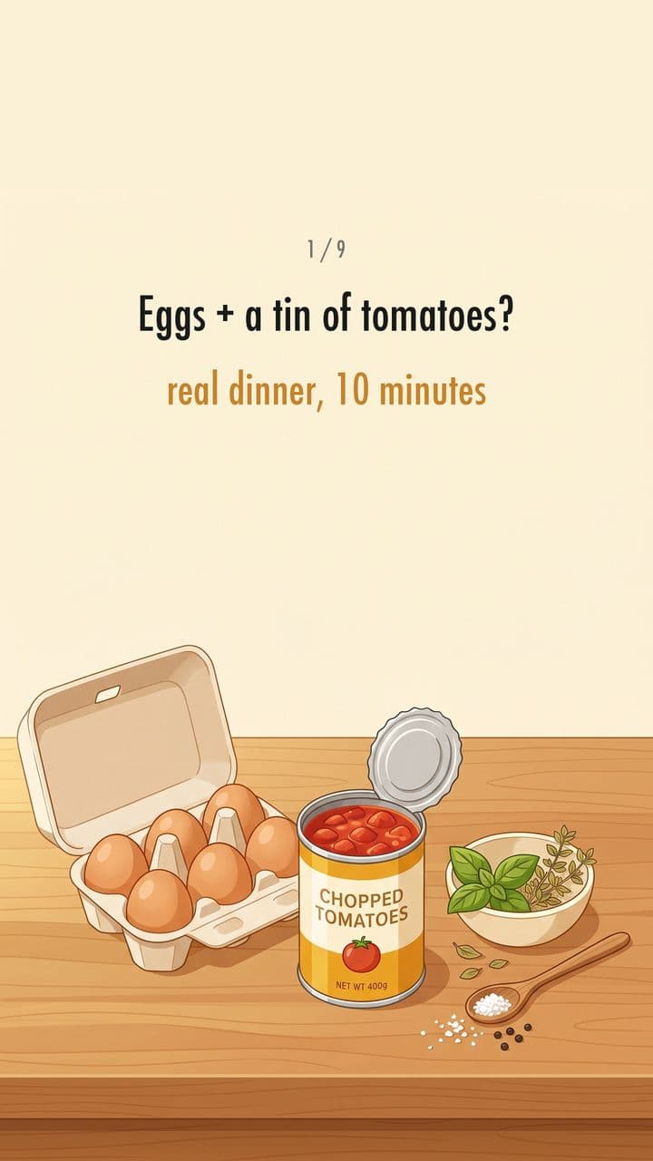 Eggs in tomato sauce