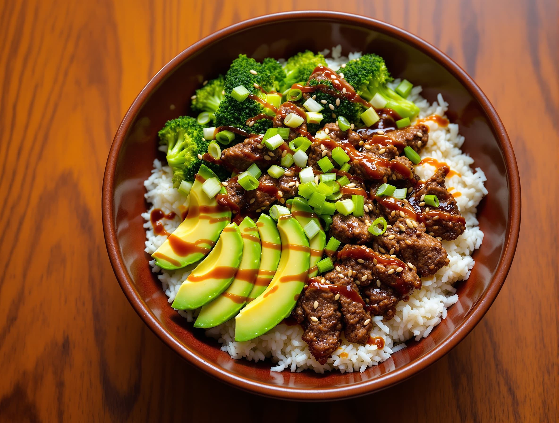 Lean Bulk Beef and Rice Bowl
