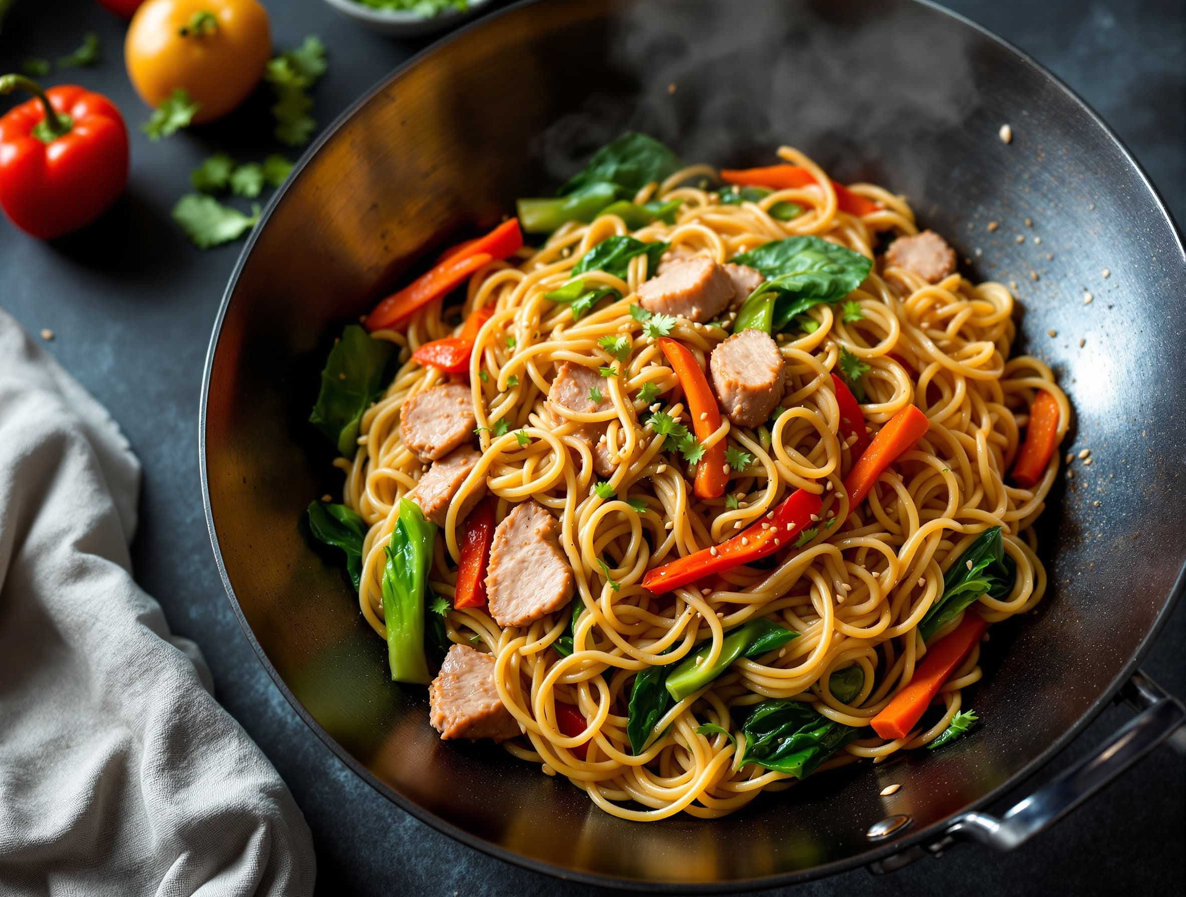 Lean Bulk Pork Noodle Stir-Fry
