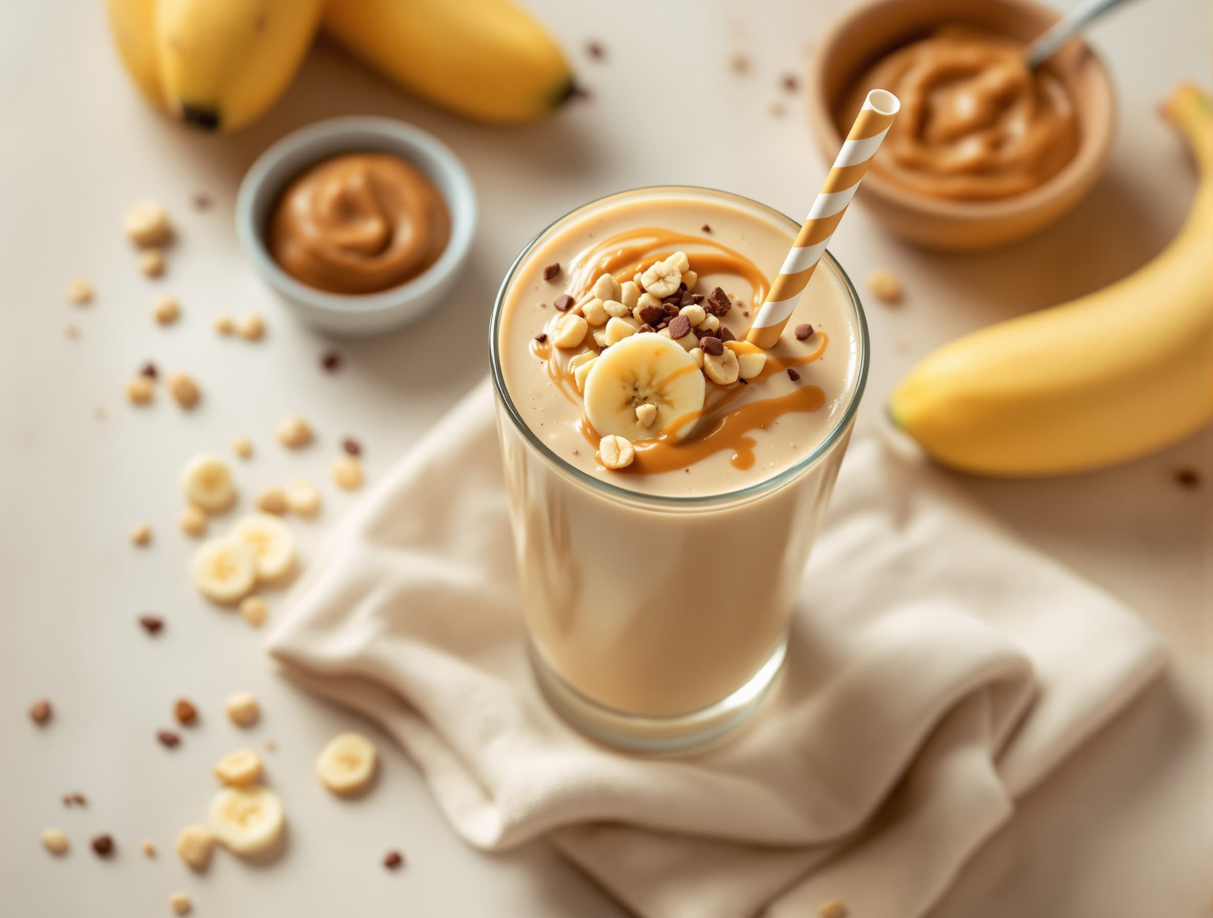 Peanut Butter Banana Bulk Smoothie