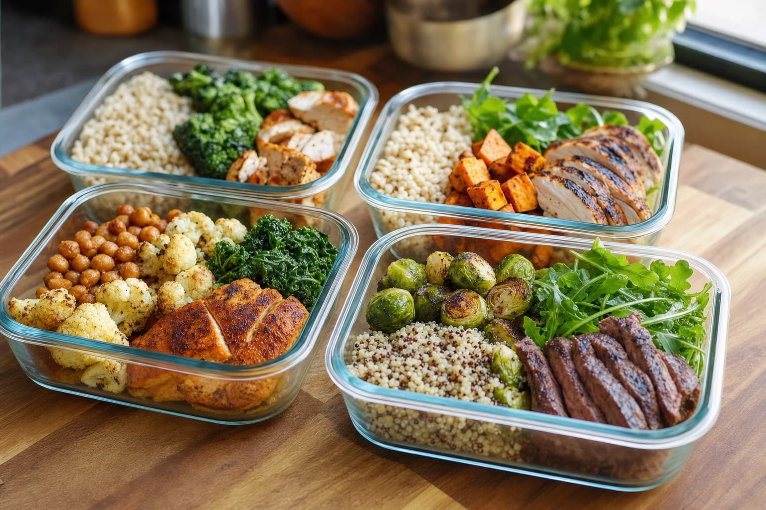 Meal Prep for Beginners: The 4-Container System