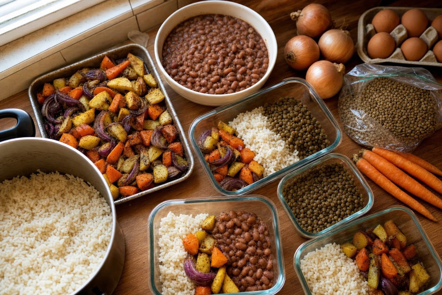 Weekly Meal Prep on a Budget: Under $25 per Week