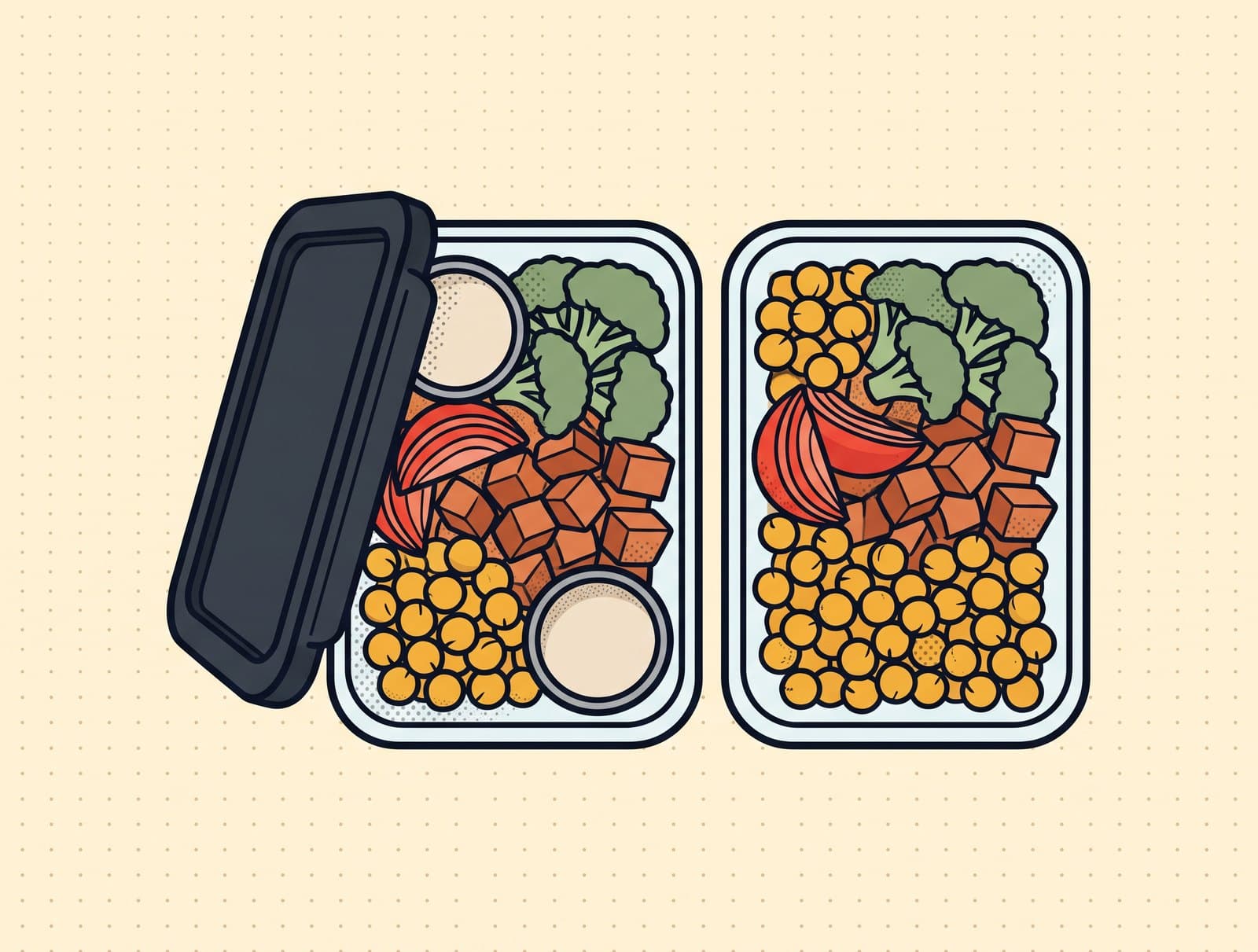 Chickpea Sweet Potato Traybake Meal Prep